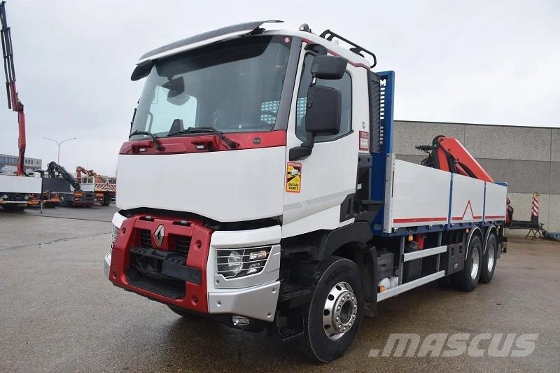 Renault C480 Crane Palfinger PK18002 -Remote control Caminhões de mesa/dropside