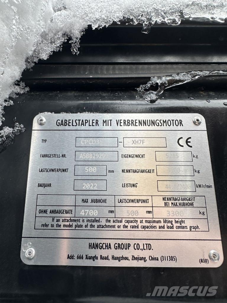 Hangcha CPCD 35-XH7F Diiseltõstukid