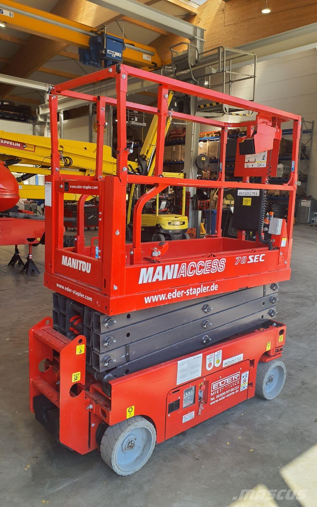 Manitou 78 SEC Plataformas tijera