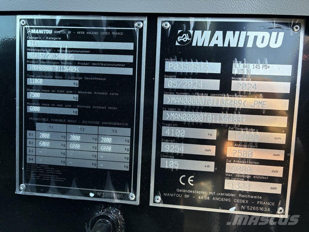 Manitou MLT 841-145 PS+ Τηλεσκοπικοί ανυψωτές