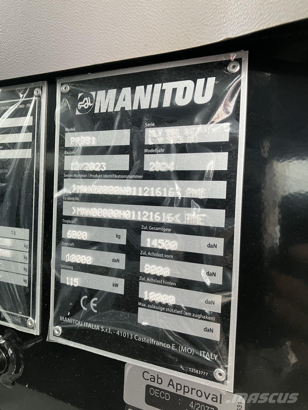 Manitou MLT 961160V+LYST5S1 Teleskoplader