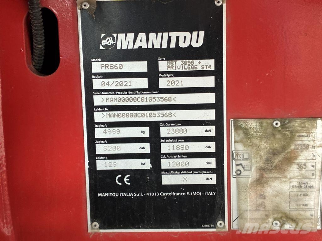 Manitou MRT 3050PrivilegeST4S2-in Aufbereitung! Chariot télescopique