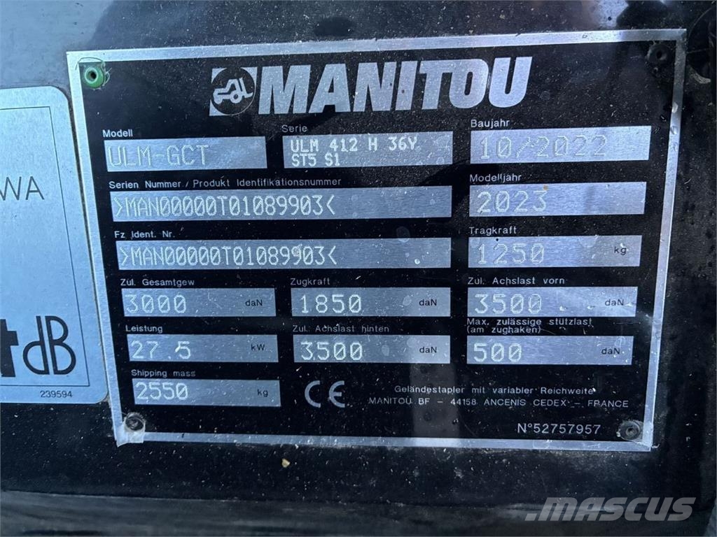 Manitou ULM 412HClassic Kurottajat