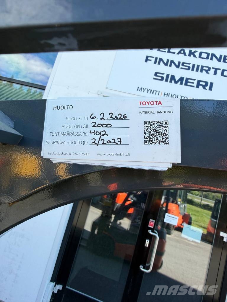 Toyota 8FBE15T Sähkötrukit
