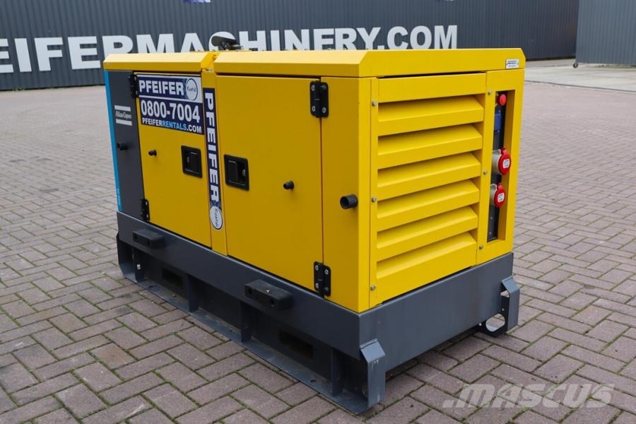 Atlas Copco QAS 20 S5 Valid Inspection, 17 kVA, Also Available Generadores diésel