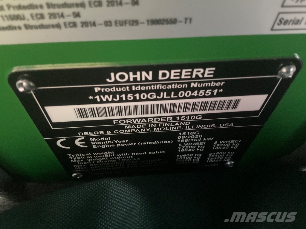 John Deere 1510G IBC شاحنات