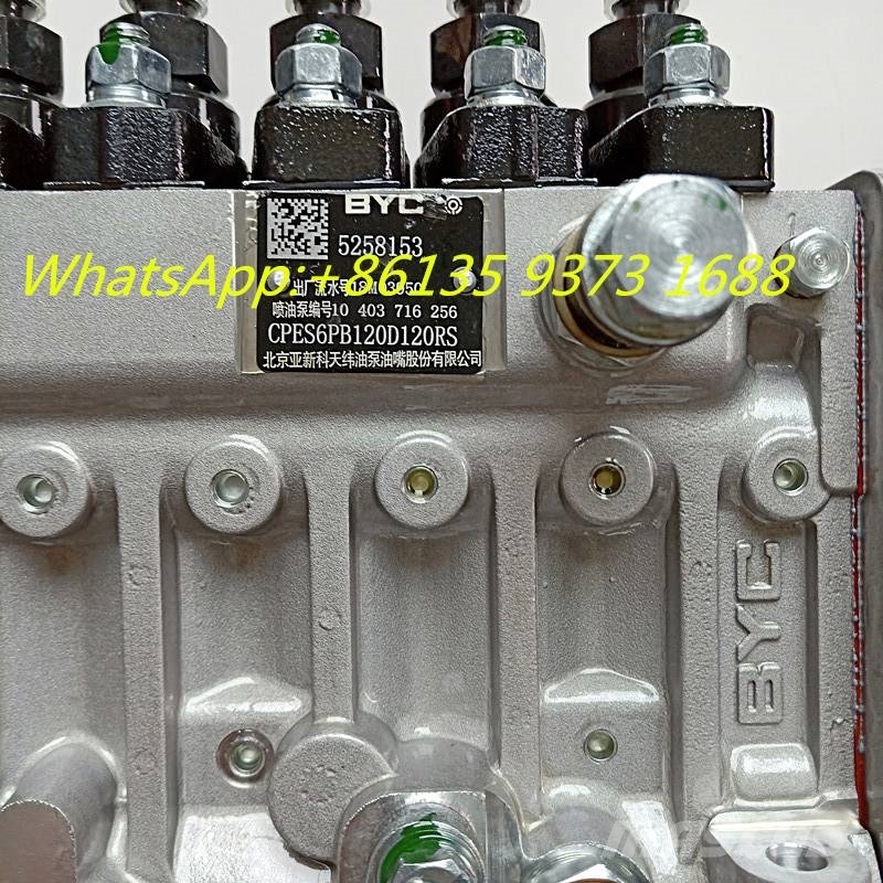 Cummins 6CT8.9-G2 6LTAA8.9-G2 Fuel Injection Pump 5258153 Moteur