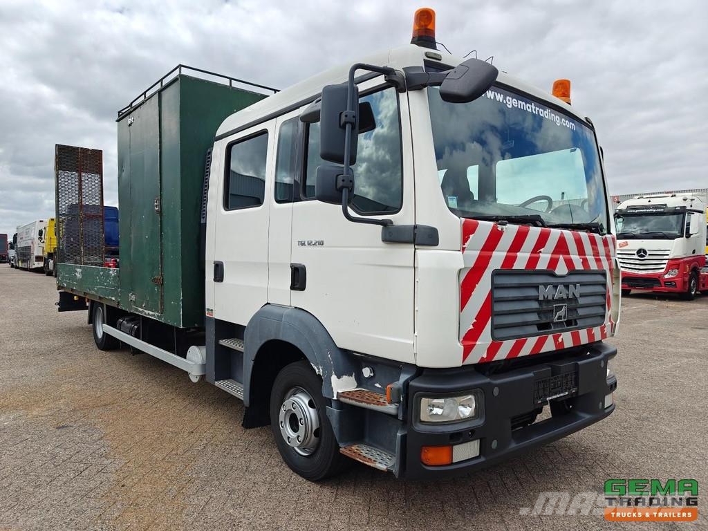 MAN TGL 12.210 4x2 Double Cab Euro4 - Doka - Open Load Flatbed / Dropside trucks