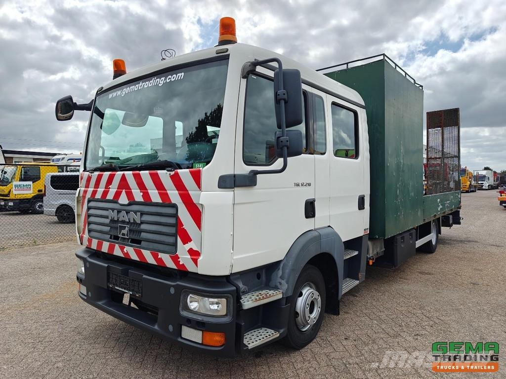 MAN TGL 12.210 4x2 Double Cab Euro4 - Doka - Open Load Flatbed / Dropside trucks