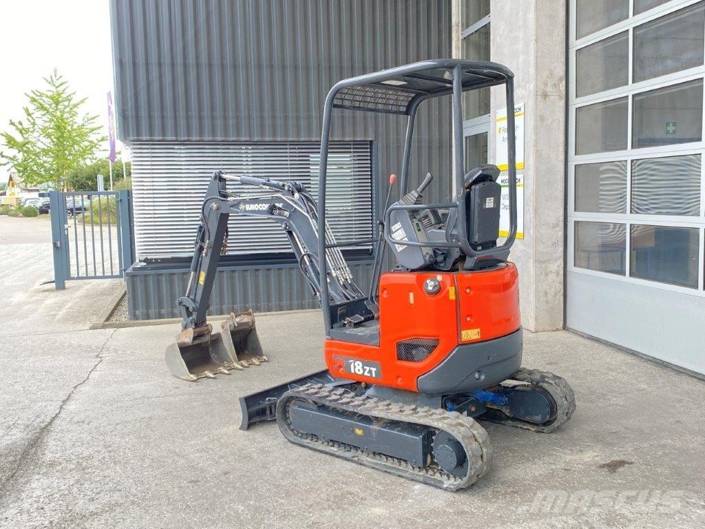 Eurocomach ES 18 ZT Kurzheck-Bagger HS01 hydraulisch Minigravemaskiner