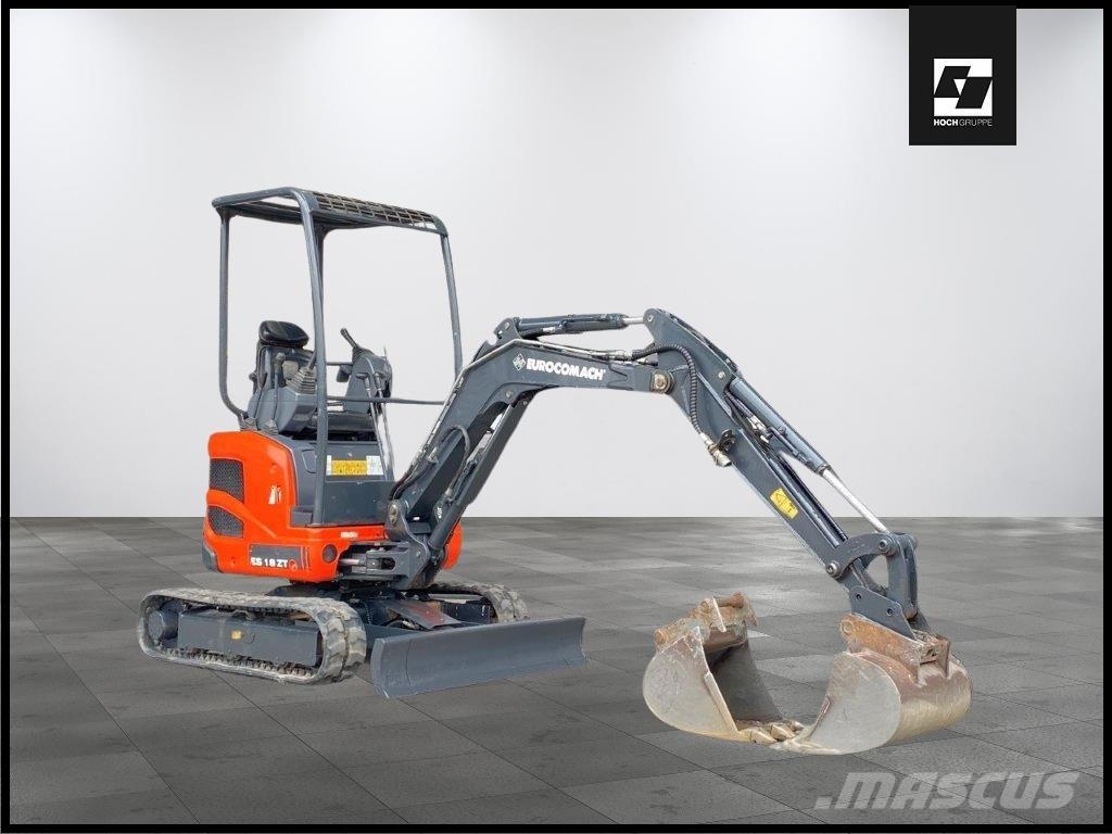 Eurocomach ES 18 ZT Kurzheck-Bagger HS01 hydraulisch Minigravemaskiner