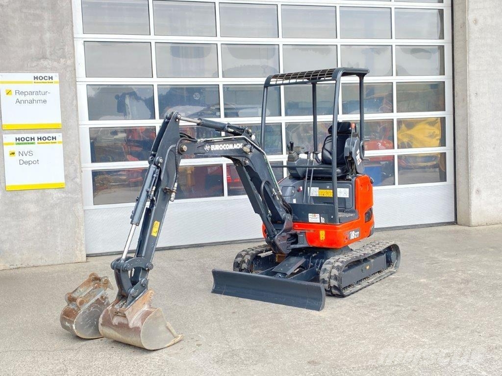Eurocomach ES 18 ZT Kurzheck-Bagger HS01 hydraulisch Minigravemaskiner