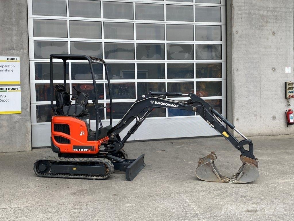Eurocomach ES 18 ZT Kurzheck-Bagger HS01 hydraulisch Minigravemaskiner
