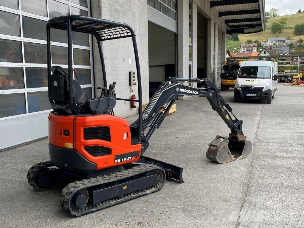 Eurocomach ES 18 ZT Kurzheck-Bagger HS01 hydraulisch Minigravemaskiner