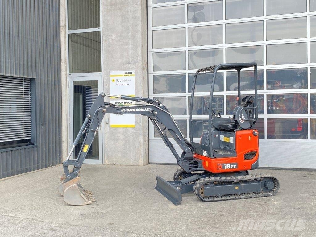 Eurocomach ES 18 ZT Kurzheck-Bagger HS01 hydraulisch Minigravemaskiner