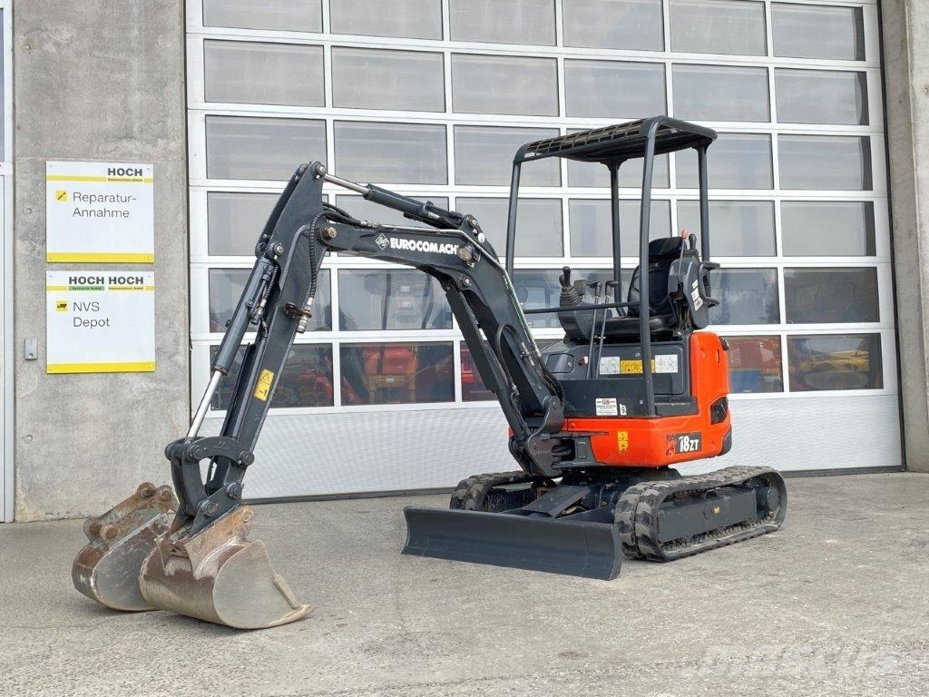 Eurocomach ES 18 ZT Kurzheck-Bagger HS01 hydraulisch Minigravemaskiner