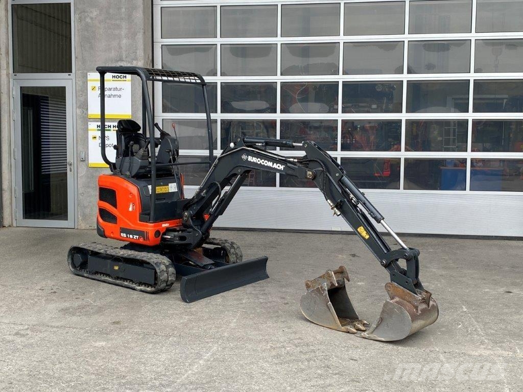 Eurocomach ES 18 ZT Kurzheck-Bagger HS01 hydraulisch Minigravemaskiner