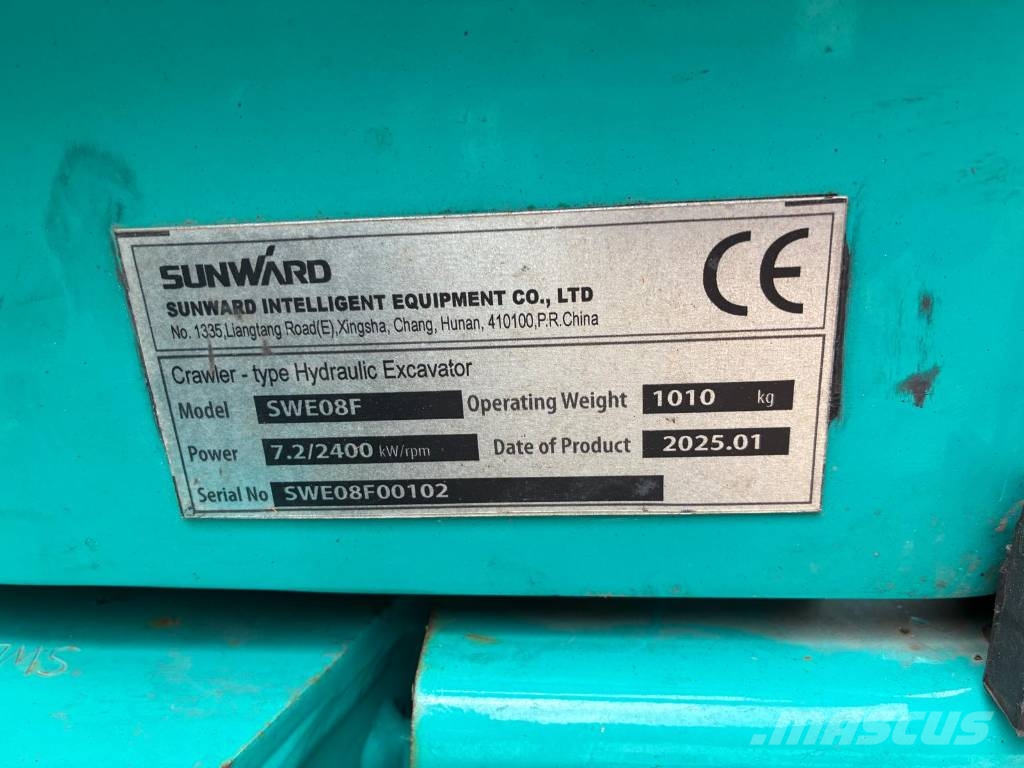 Sunward SWE08F حفارات صغيرة أقل من 7 طن (حفارات صغيرة)