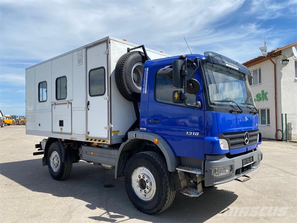 Mercedes-Benz ATEGO 4x4 pojazdná dielňa VIN 013 هيكل صندوقي