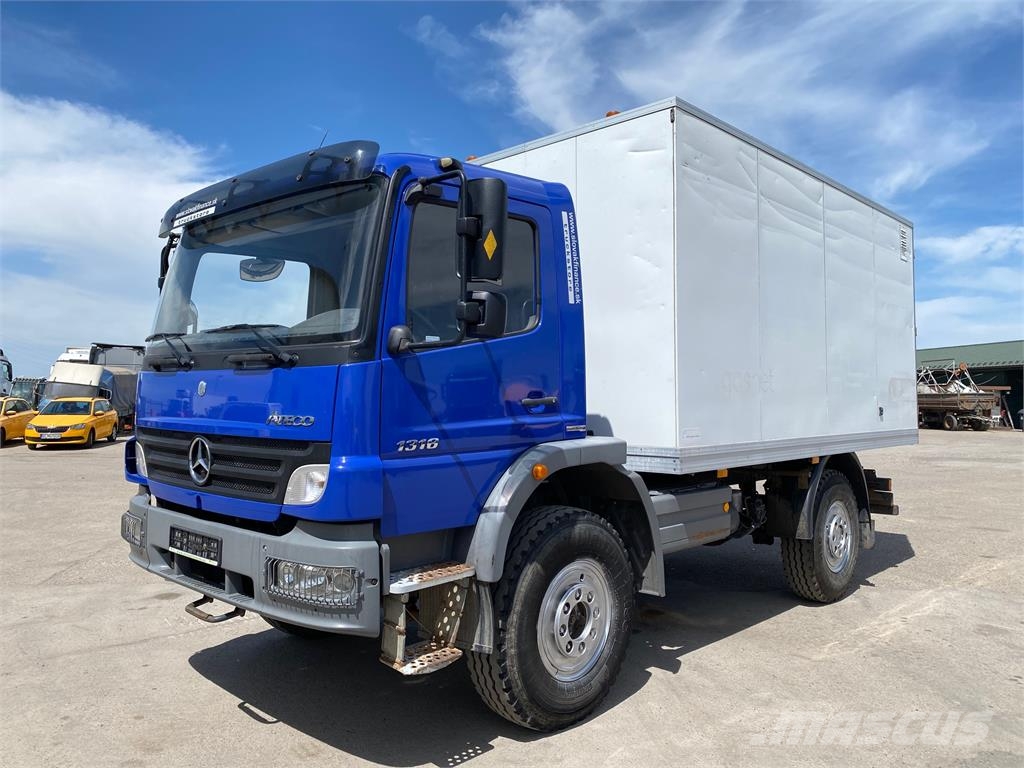 Mercedes-Benz ATEGO 4x4 pojazdná dielňa VIN 013 هيكل صندوقي