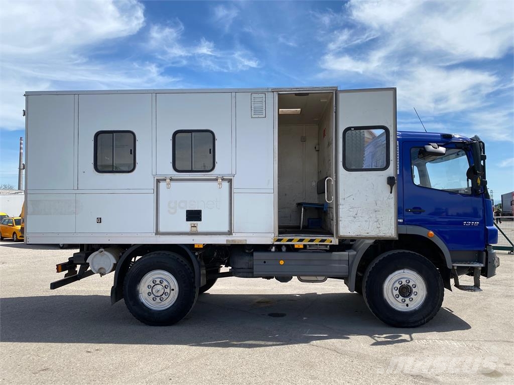 Mercedes-Benz ATEGO 4x4 pojazdná dielňa VIN 013 هيكل صندوقي