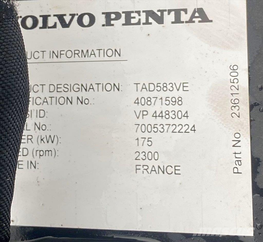 Volvo Penta Europe TAD583VE Motoren