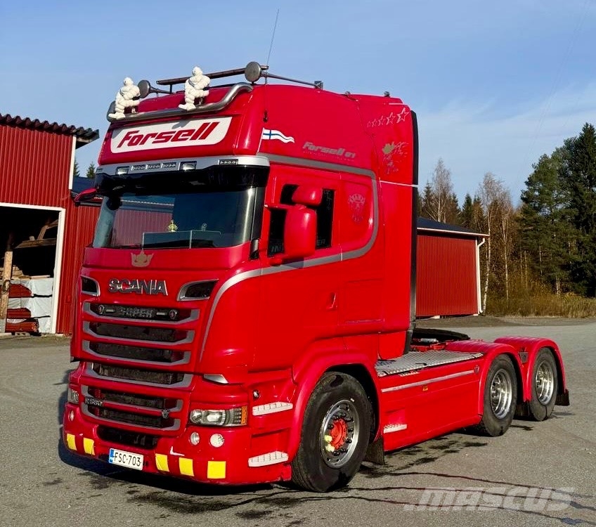Scania R580 6x4 hydrauliikalla, ajettu vain 568tkm Truck Tractor Units