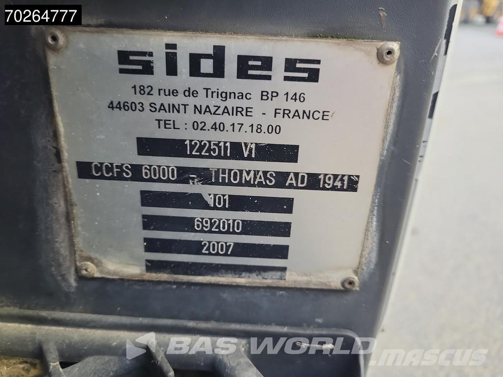 Renault Kerax 410 8X4 Telma Sides CCF 6000 Big-Axle Steels 소방차