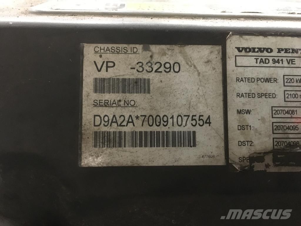 Volvo TAD941VE USED Motori