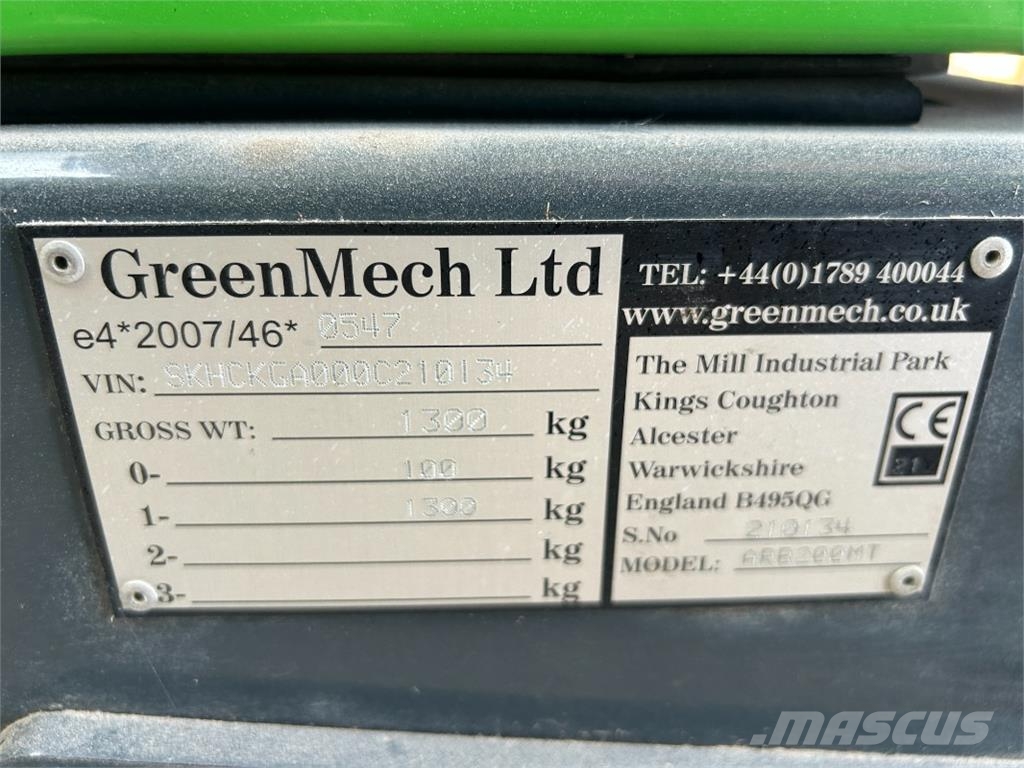 Greenmech ARBORIST 20 Egyéb mezőgazdasági gépek