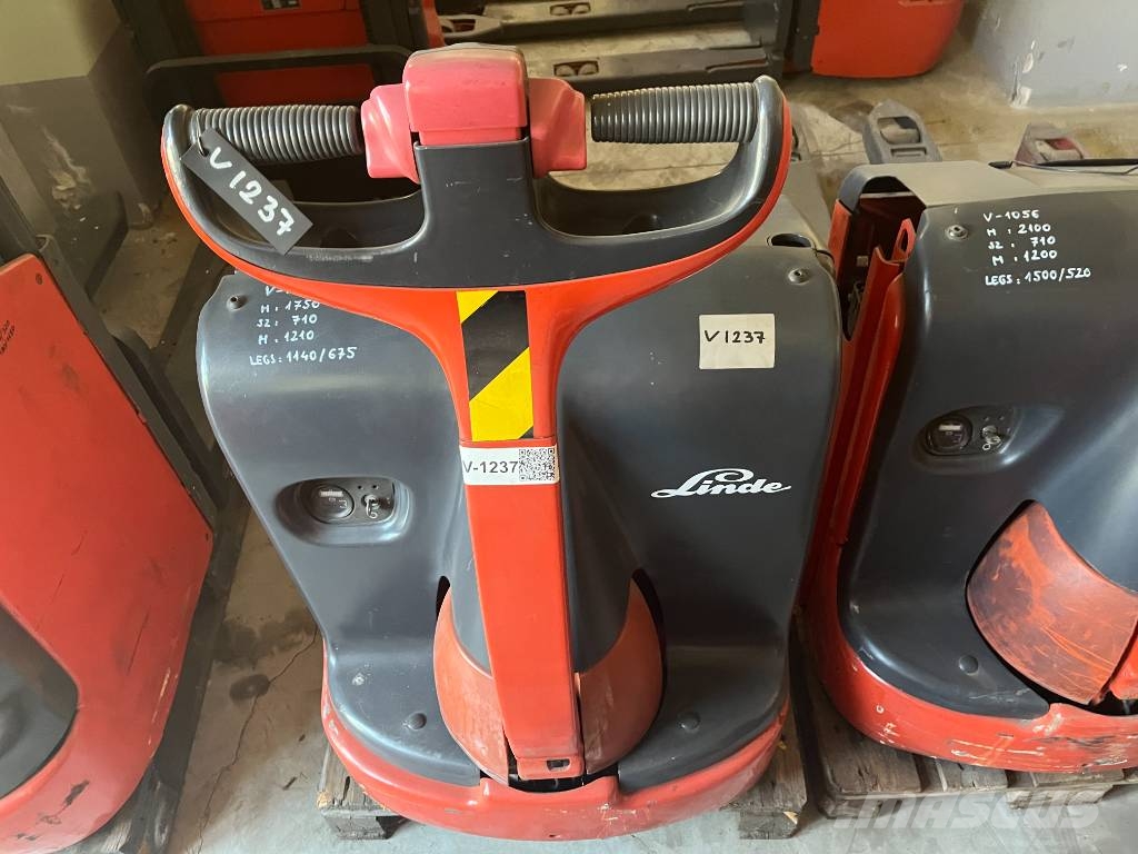 Linde T 20 V-1237 OB 보행식 리치 지게차
