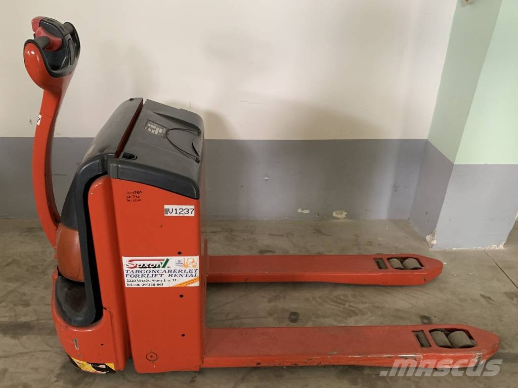 Linde T 20 V-1237 OB 보행식 리치 지게차