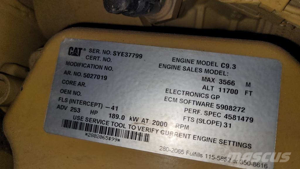 CAT C 9.3 Bouw - Overige