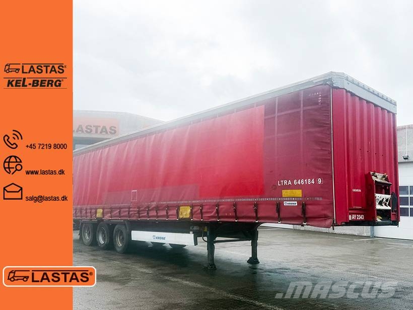 Krone Curtainsider / Planenauflieger Semirremolques de caja de lona