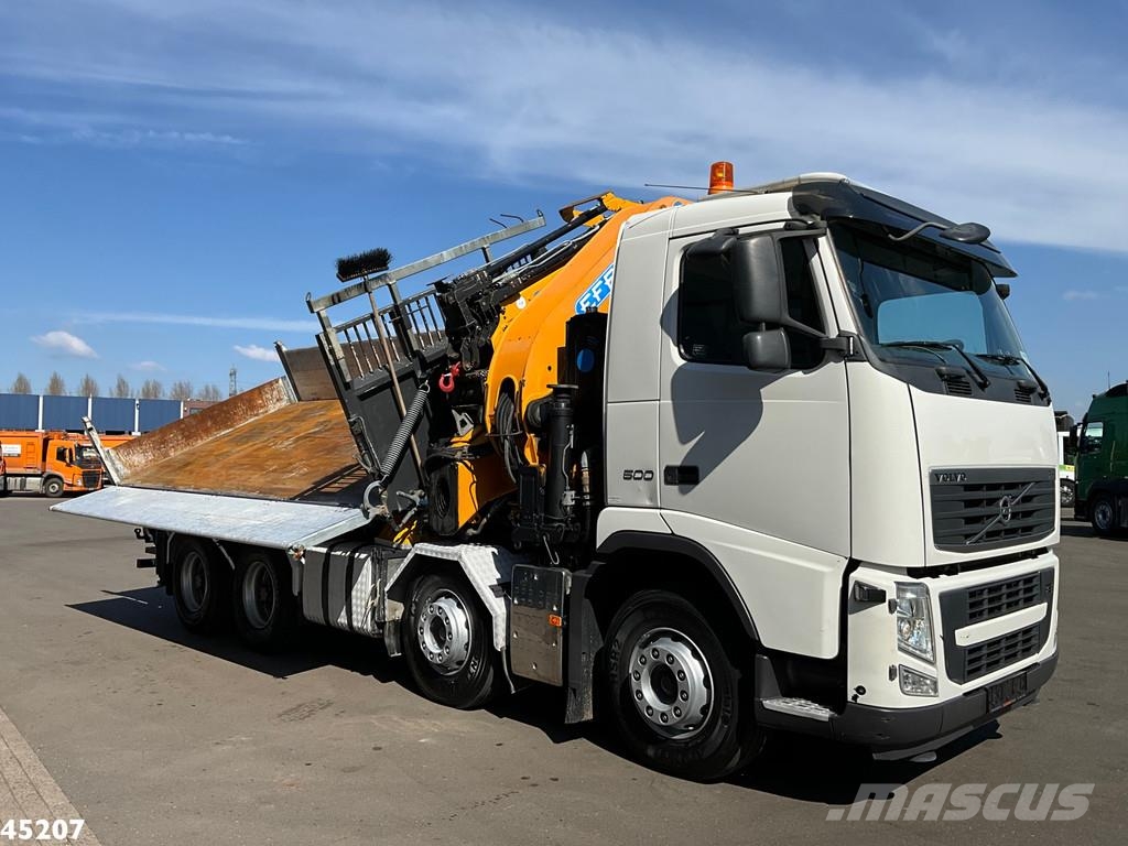 Volvo FH 500 8x4 Effer 65 Tonmeter laadkraan + Fly-Jib Kiper tovornjaki