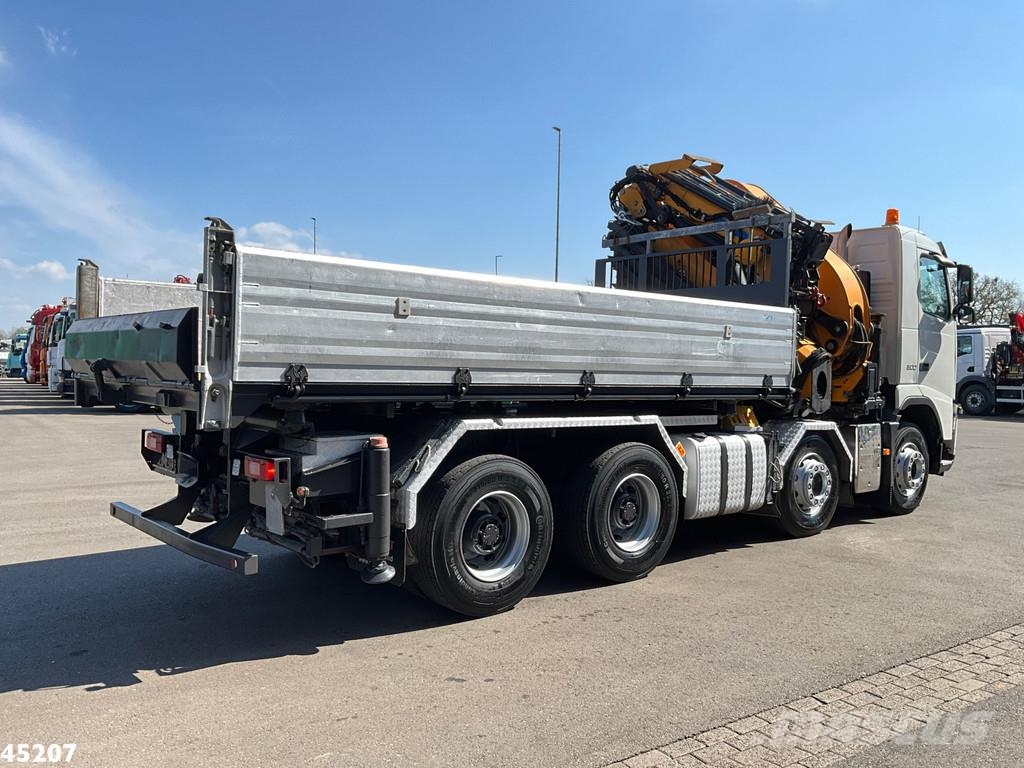 Volvo FH 500 8x4 Effer 65 Tonmeter laadkraan + Fly-Jib Kiper tovornjaki