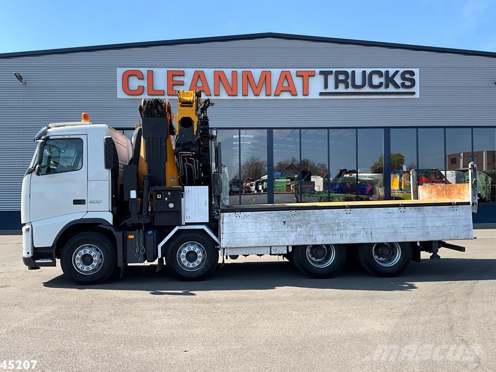 Volvo FH 500 8x4 Effer 65 Tonmeter laadkraan + Fly-Jib Kiper tovornjaki