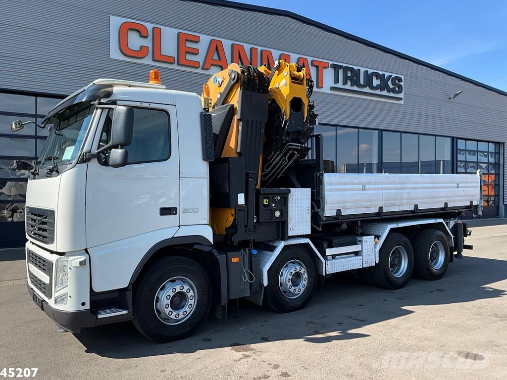 Volvo FH 500 8x4 Effer 65 Tonmeter laadkraan + Fly-Jib Kiper tovornjaki
