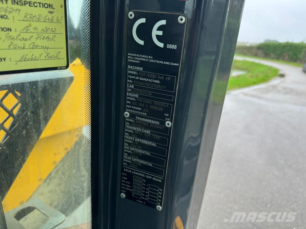 Bell B30D 铰接式自卸车