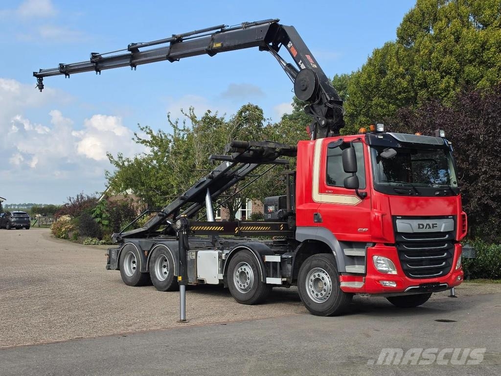 DAF CF530 FAD HIAB 302 30tm CRANE/CONTAINER!! ZERO EMI Hákový nosič kontejnerů