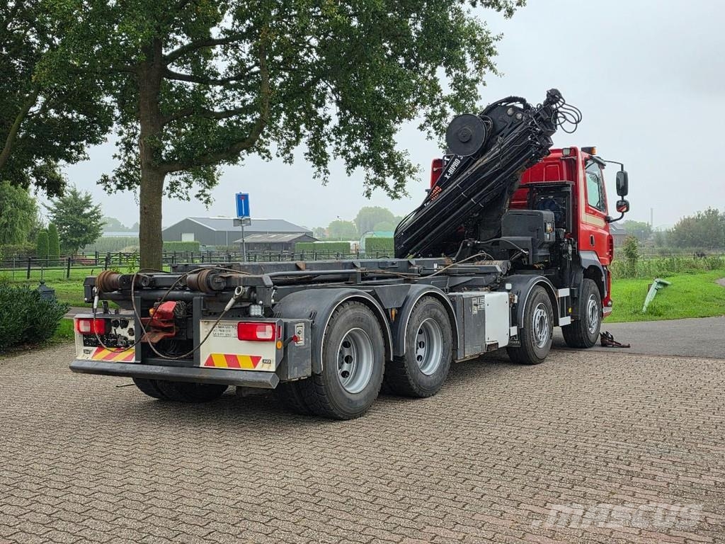 DAF CF530 FAD HIAB 302 30tm CRANE/CONTAINER!! ZERO EMI Hákový nosič kontejnerů