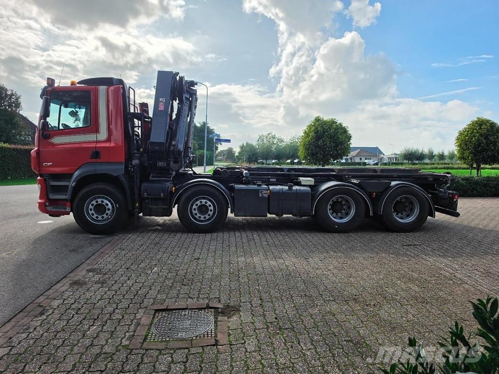 DAF CF530 FAD HIAB 302 30tm CRANE/CONTAINER!! ZERO EMI Hákový nosič kontejnerů