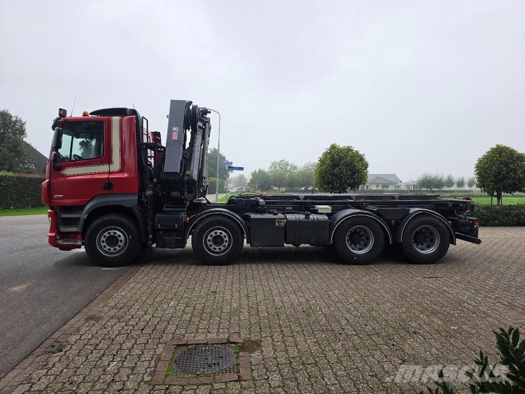 DAF CF530 FAD HIAB 302 30tm CRANE/CONTAINER!! ZERO EMI Hákový nosič kontejnerů