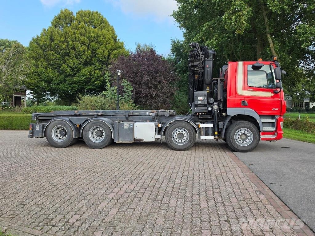 DAF CF530 FAD HIAB 302 30tm CRANE/CONTAINER!! ZERO EMI Hákový nosič kontejnerů