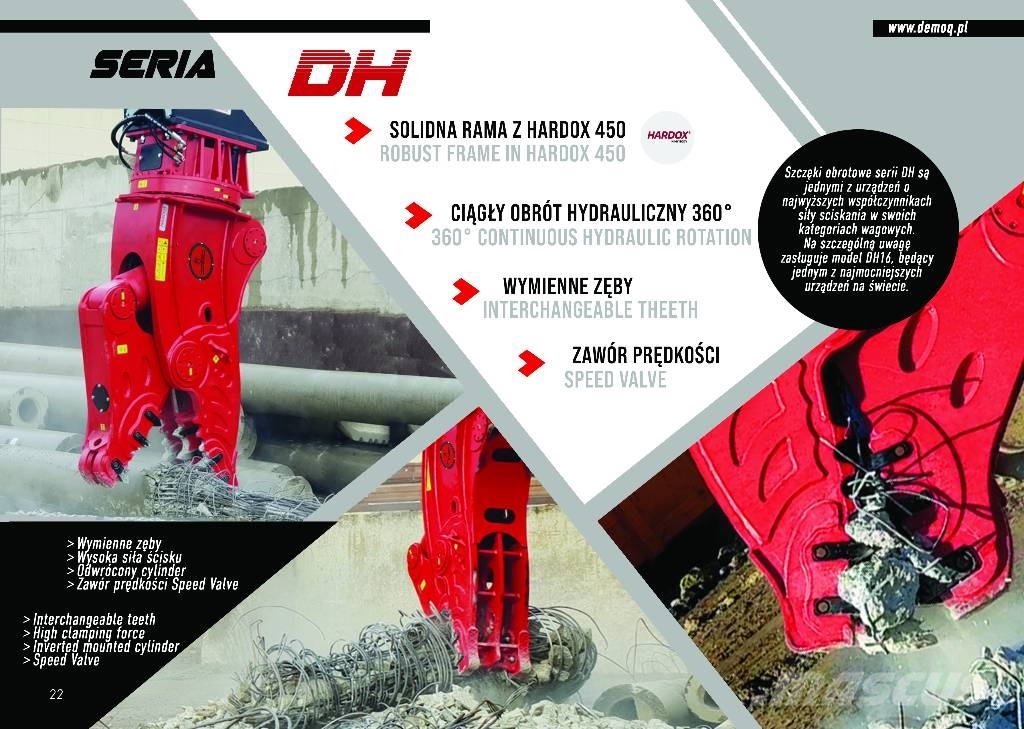  DEMOQ DH26 Ehituspurustid
