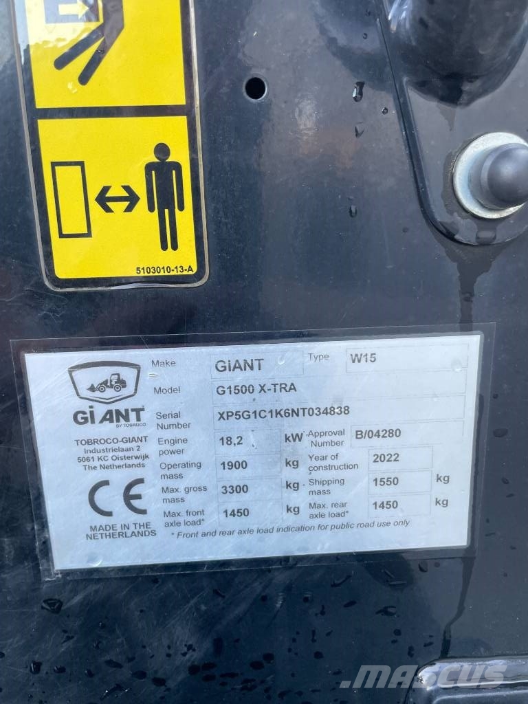 GiANT G 1500 X-tra Rataslaadurid