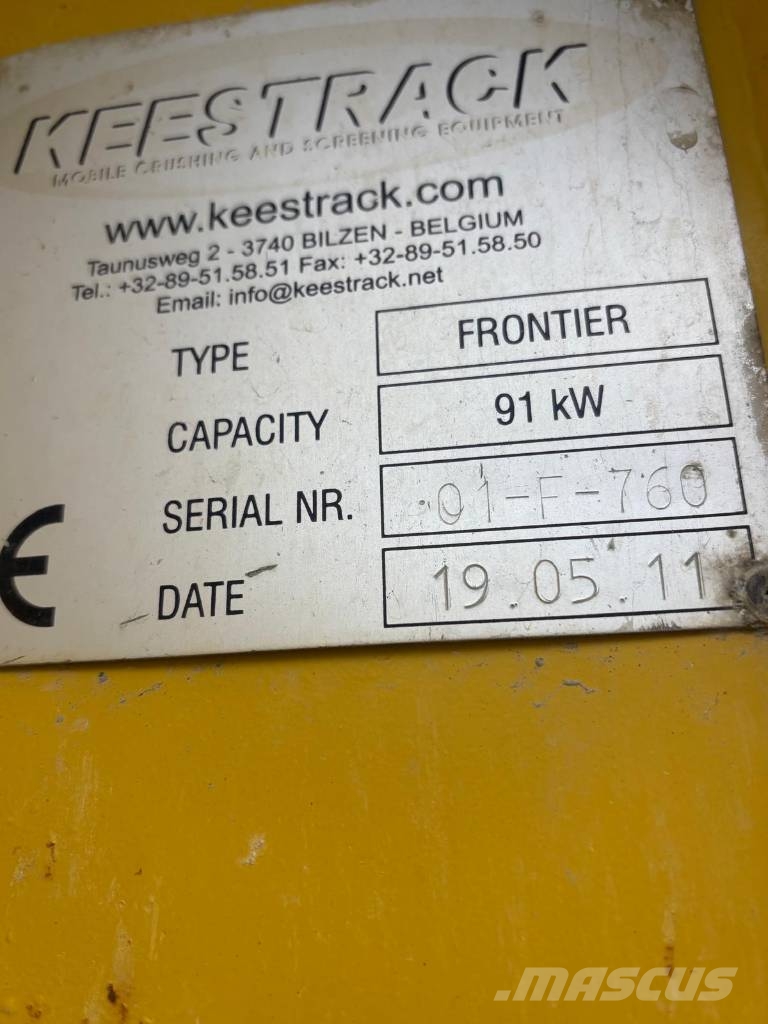 Keestrack Apollo Jaw Crusher with Frontier Screener جراشات
