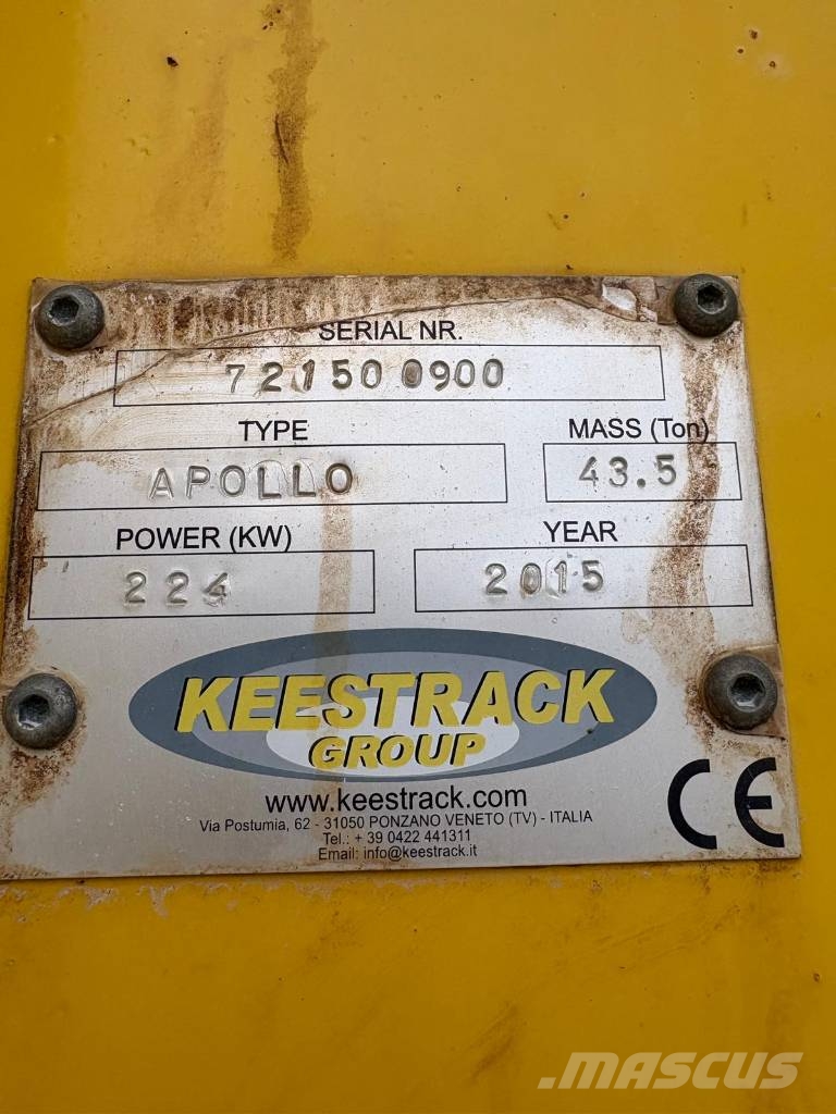 Keestrack Apollo Jaw Crusher with Frontier Screener جراشات