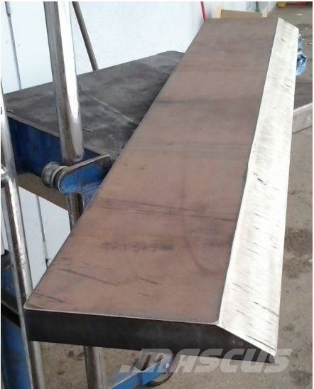  HARDOX 500 lemež - Blätter - blades 1500x200x20, 1 Πτερύγια