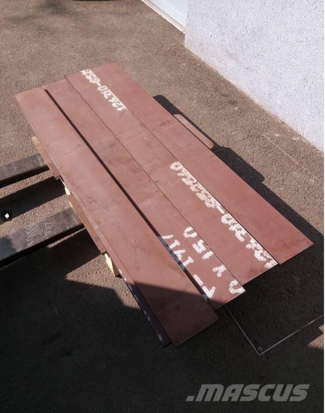  HARDOX 500 lemež - Blätter - blades 1500x200x20, 1 Πτερύγια